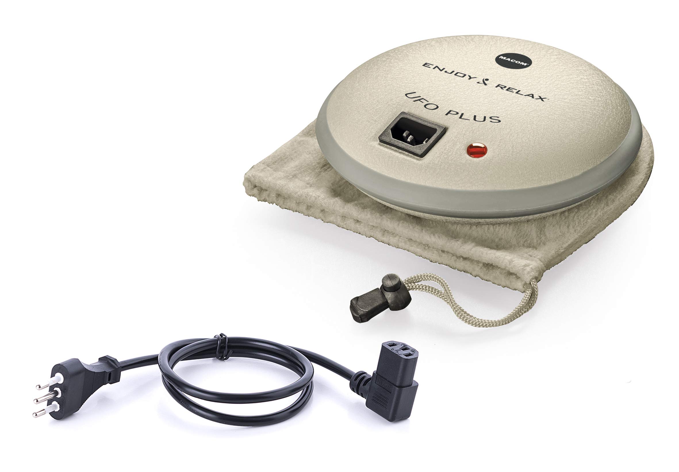 MACOM Scaldino Ricaricabile Portatile, Funziona Senza Filo, Enjoy & Relax 933 UFO Plus