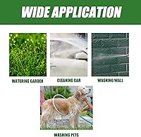 Vista 7 de YANWOO Manguera de jardín corta de acero inoxidable 304 de 2 pies con conector de metal hembra a hembra, manguera de agua flexible y ligera (2 pies)