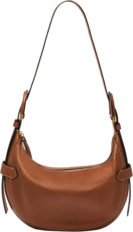 Fossil Harwell - Bolso tipo hobo de piel para mujer