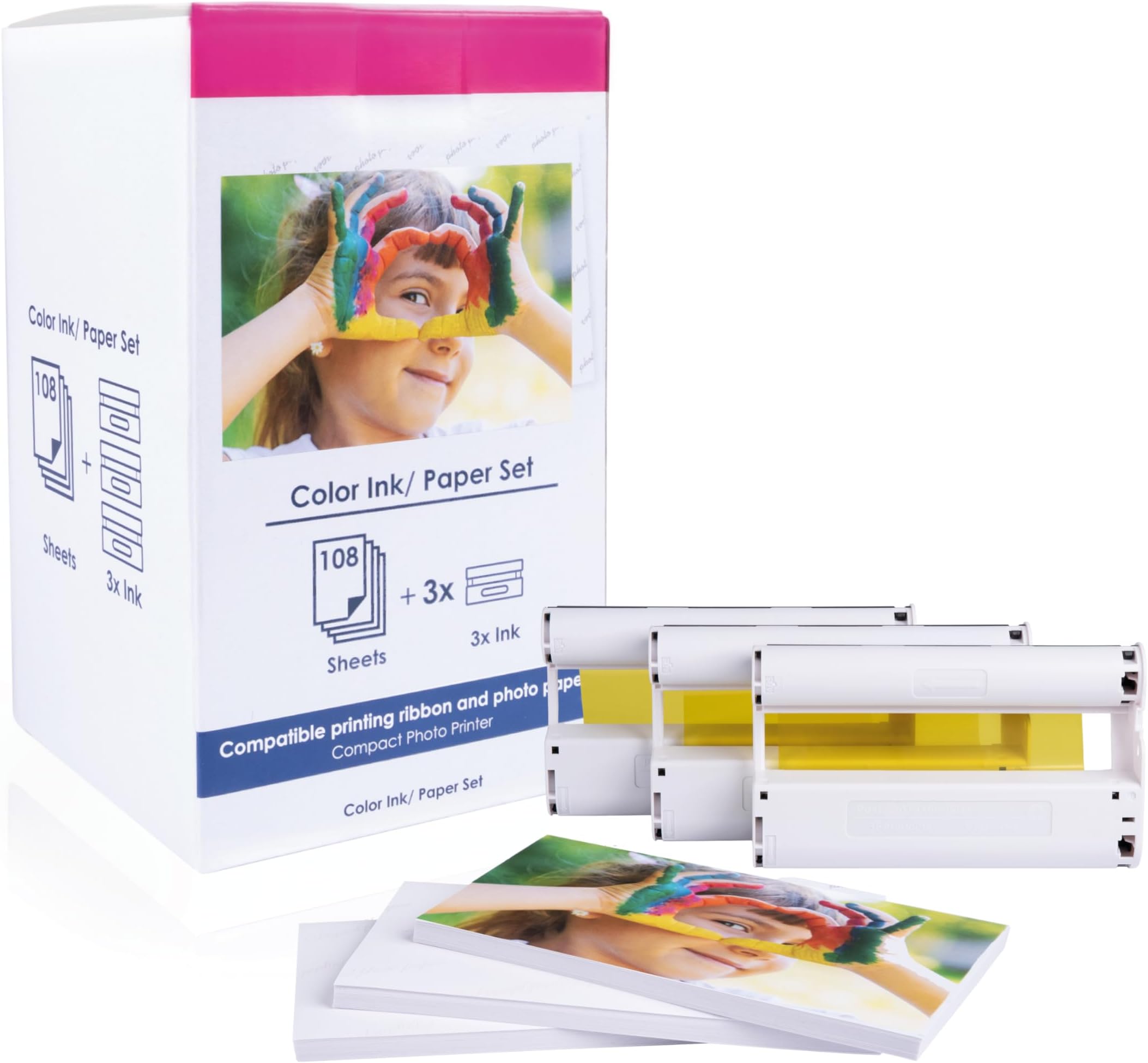 Canon KP-108IN Color Ink And Paper Set 3115B001 B&H Photo Video - View #8