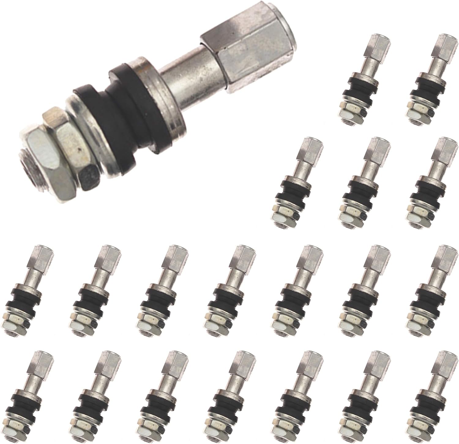 Amazon Felimoa ホイール用エアバルブ タイヤ バルブ 亜鉛合金製 20点セット エアバルブキャップ 車＆バイク