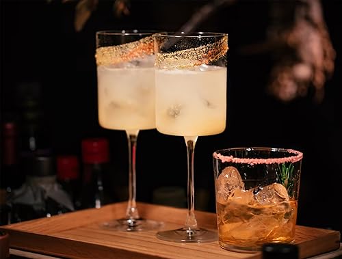 Miniatura 4 de Metal Magery Juego de 6 jiggers dobles de acero inoxidable de 1/2 y 1 oz para medición de licor de cóctel