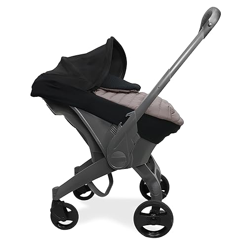 Miniatura 2 de Little Unicorn Funda de asiento de automóvil de invierno, tela aislante de alta calidad, ajuste universal y fácil de instalar, bolsa de viaje