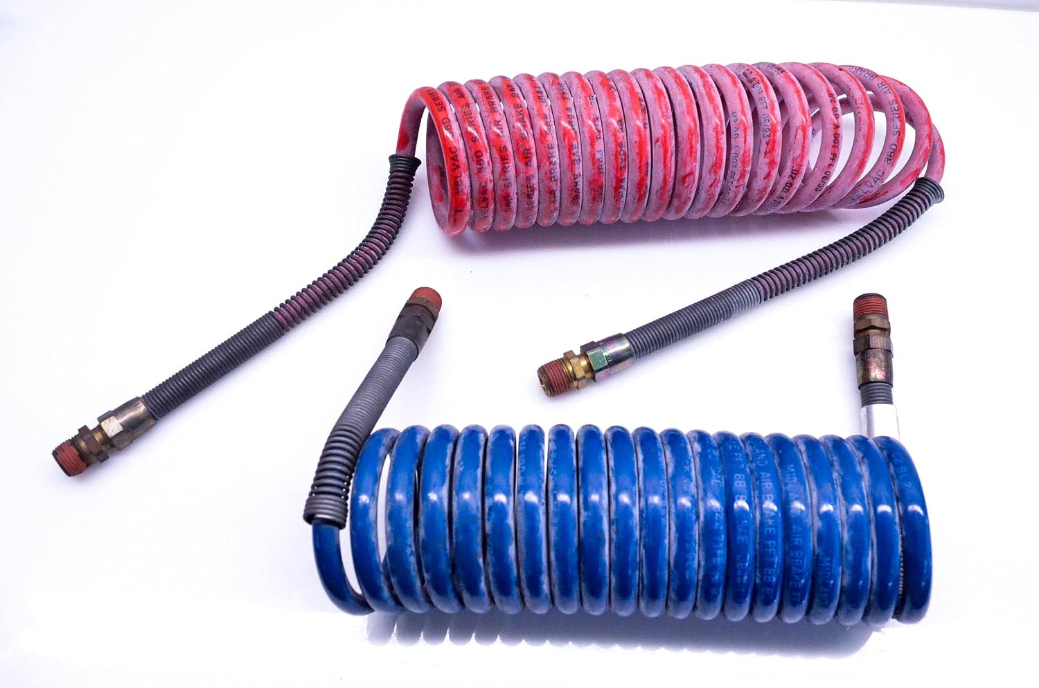 Velvac 15' Coiled Nylon Air Hose Assembly - 022025