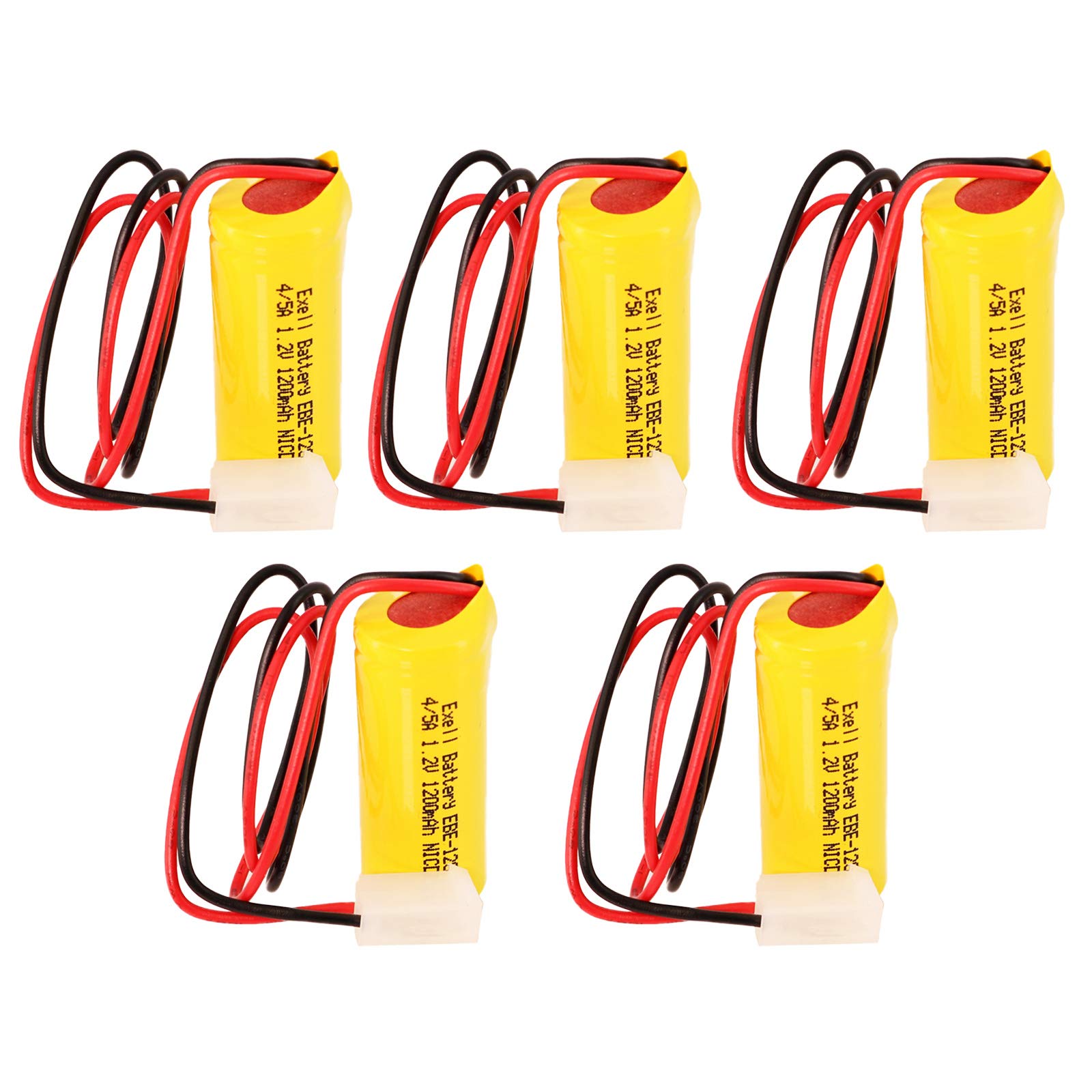 (5-Pack) Emergency/Exit Lighting Battery Fits and Replaces ANIC0027 Lithonia ELB0300 ELB-0300 OSI OSA045 OSA-045 NIC0027 Bel-128 Bel128