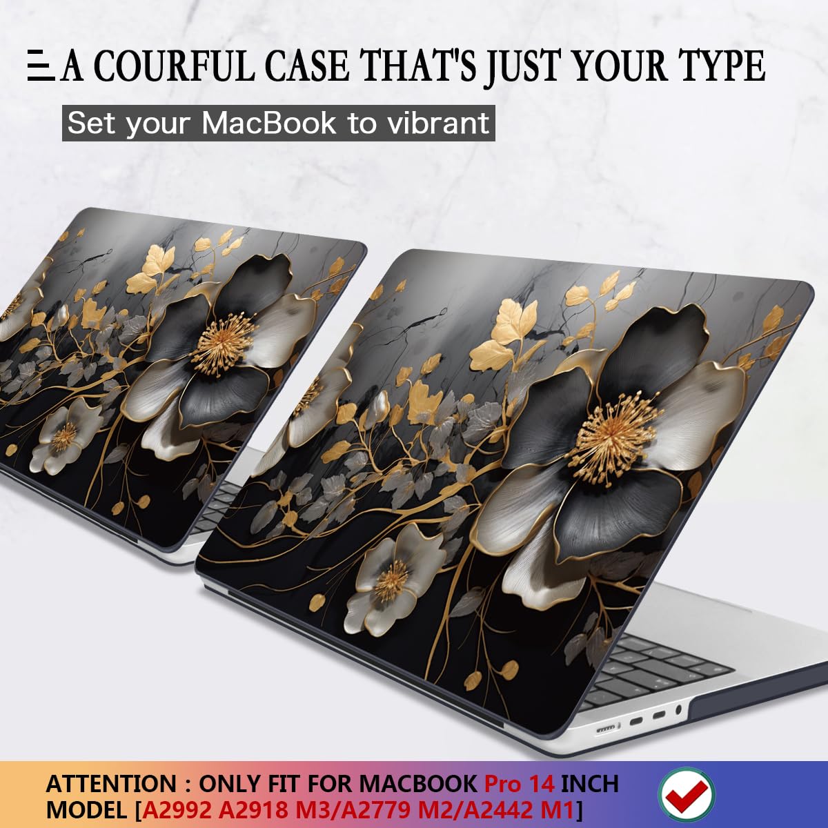 BlueSwan Case compatible for 2025 2021-2024 MacBook Pro 14 inch M5 A3434 M4 A3112 A3185 A3401 M3 A2918 A2992 M2 A2779 M1 A2442 Pro/Max, TPU Frame+ Ultra-thin Matte Protective Cover, Frosted Black