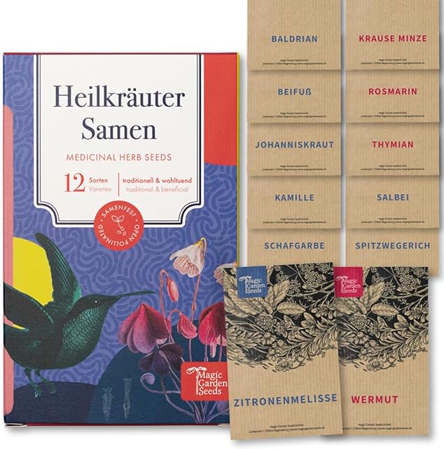 Magic Garden Seeds Magic Garden Seeds Heilkräutersamen Gartenliebhaber — Saatgut