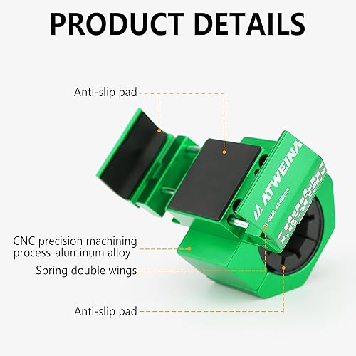 Miniatura 5 de Soporte para teléfono de bicicleta, soporte de teléfono para motocicleta, soporte de aleación de aluminio, soporte para teléfono celular, rotación