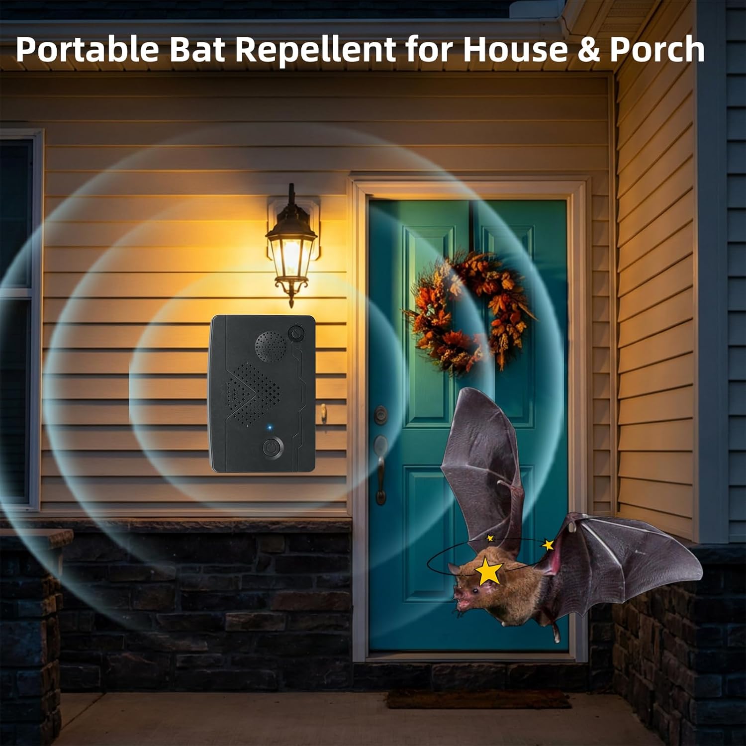 2026 Ultrasonic Bird Repellent Devices Bird Repeller Outdoor for Attic Woodpecker Deterrent Pigeon Goose Repellent Rechargeable Bats Repellent Indoor to Keep Birds Away from Porch Balconies