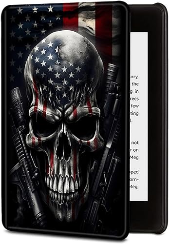 BVDIKMI Funda para Kindle de 6 pulgadas (versión 11 generación 2022), funda delgada de piel sintética con encendido y apagado automático para Kindle