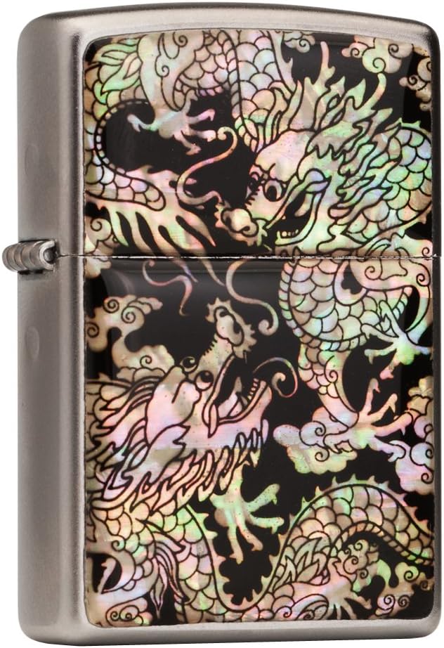 Accendino Zippo Nero Ghiaccio - Antivento E Ricaricabile | Garanzia A Vita E Click Iconico - Foto 6