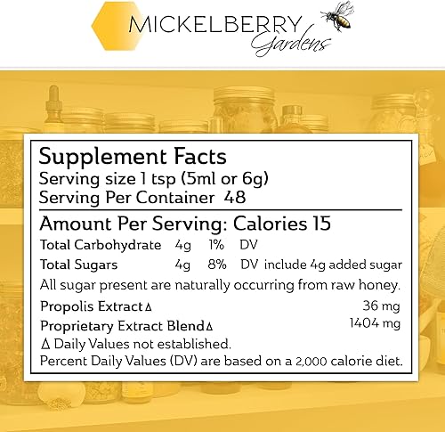 Miniatura 6 de Tónico de miel de garganta y pulmón, jarabe de bienestar, apoyo inmunológico natural, 8 onzas (paquete de 2)