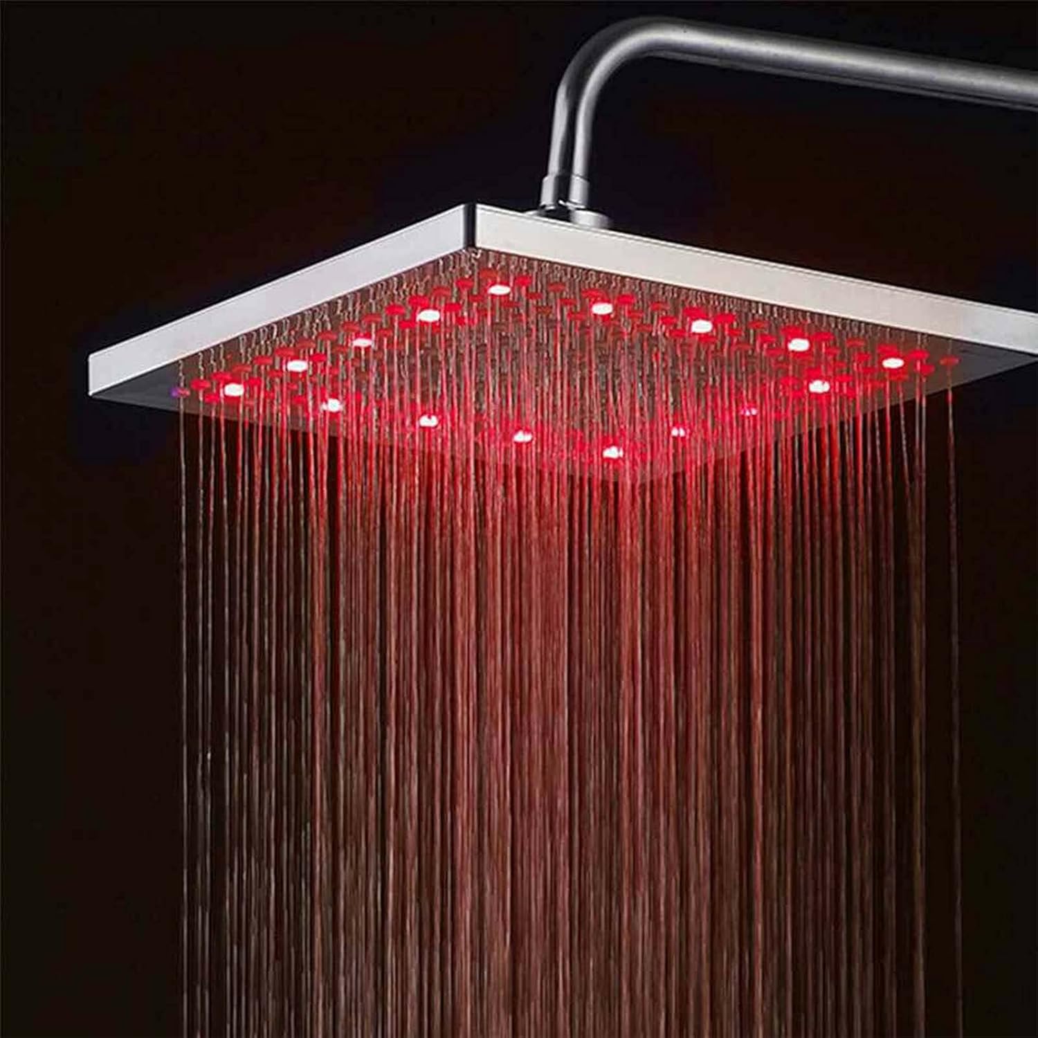 Trintion LED Shower Head 8 Inch Fixed Shower Head Colour Changing