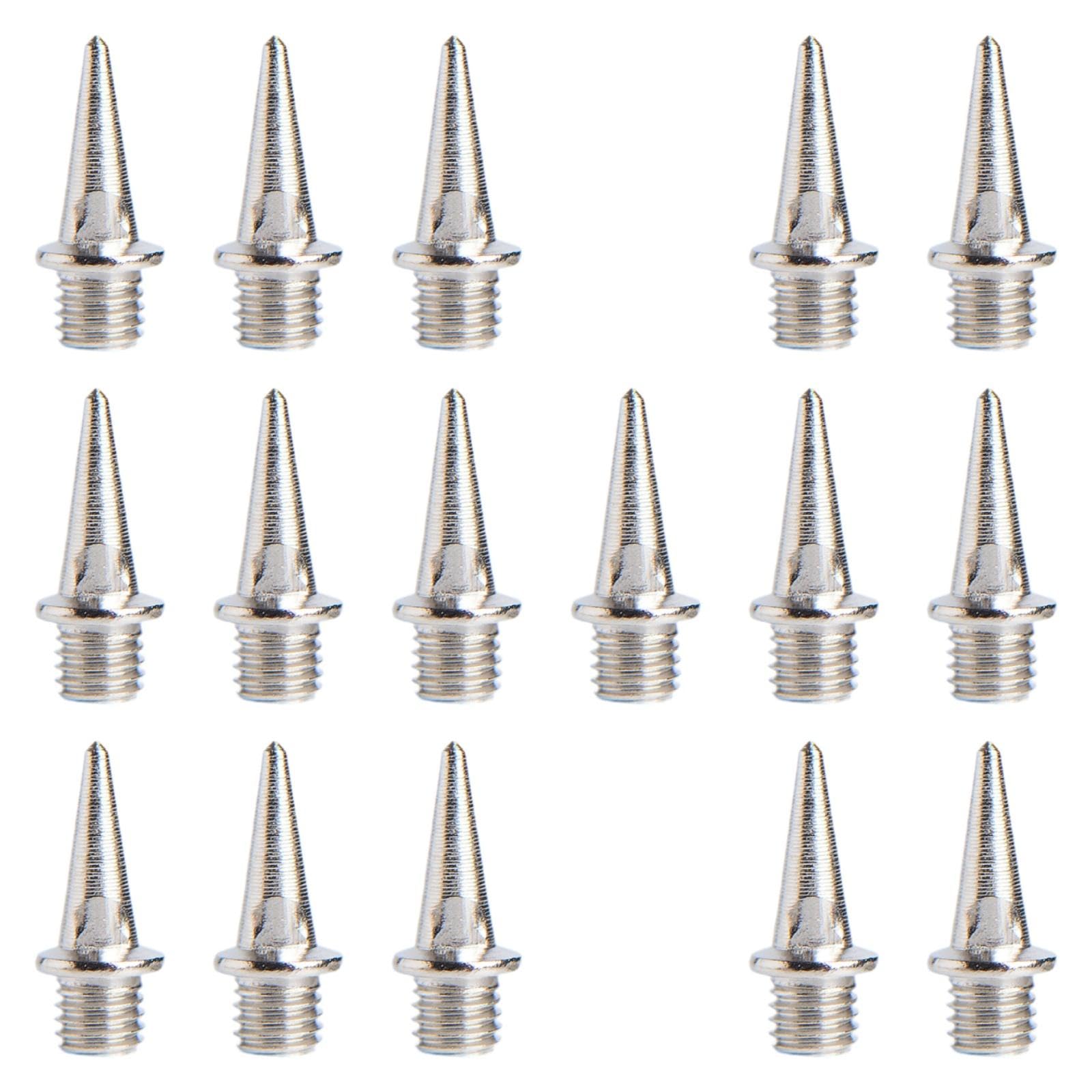 Colcolo 16 Pezzi chiodi per scarpe chiodate 12 mm, Chiodi Sostitutivi Per Scarpe Da Corsa, Tacchetti da Calcio per Pista e Campo Acciaio Pratici Chiodi di Ricambio per Trekking Sprint Allenamento