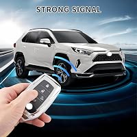MEDZUK Kulcstok Toyota CHR 2024-2026 Modellekhez - Piros TPU Autókulcs Védőtok Teljes Védelemmel, Erős Jelátadással, Kulcstartóval 6