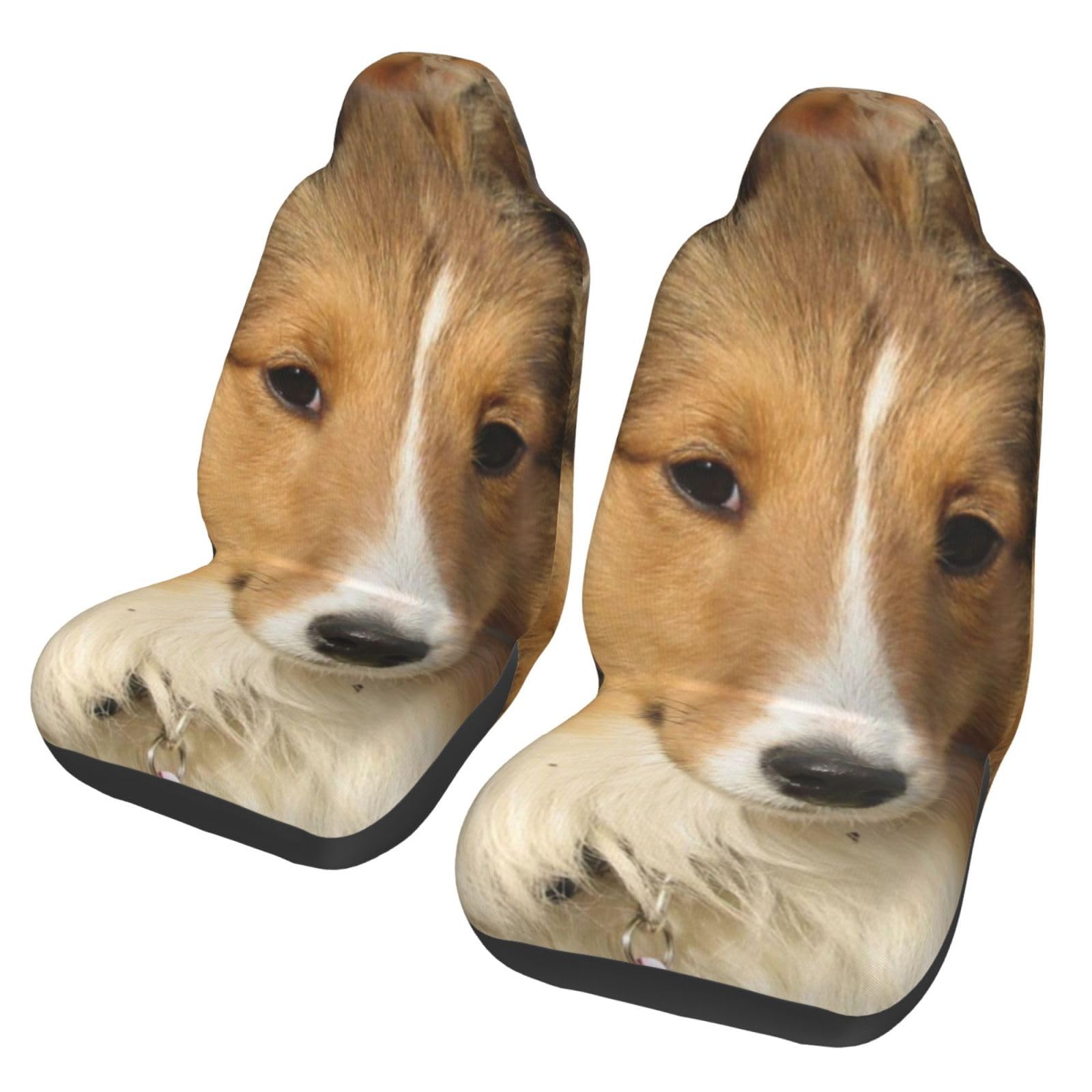 Funda de asiento de coche para perros Sheltie universal y protectora 8