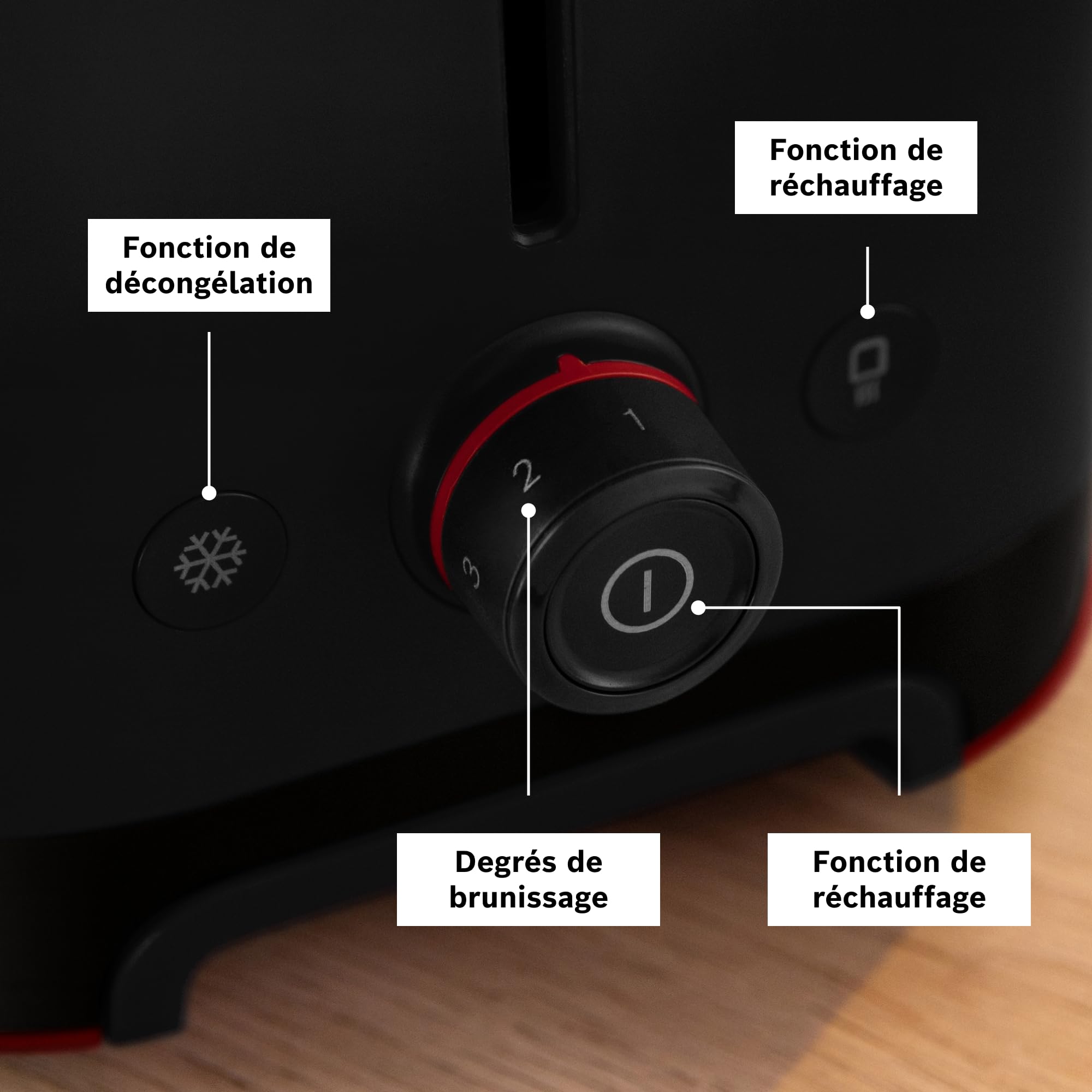 Bosch TAT3M123 MyMoment - Grille-pain,Arrêt automatique