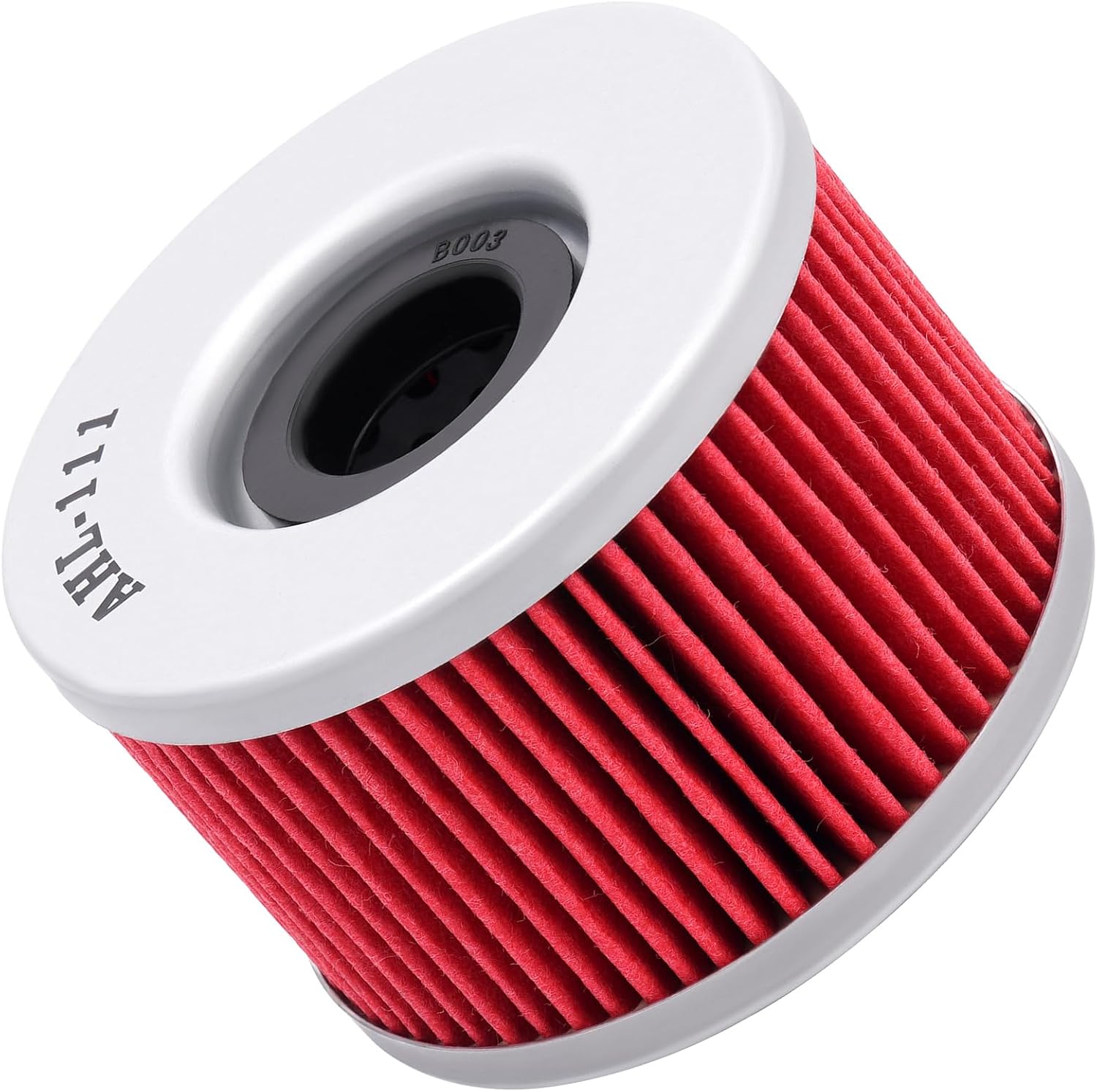 AHL Oil Filter 15412-413-000 15412-413-005 Compatible With Honda CM450A Hondamatic 450 1982-1983/ CM450E 450 1982-1983/ CX500C Custom 500 1981-1983/ GL500 i Silver Wing Interstate 500 1981-1982，2 sets