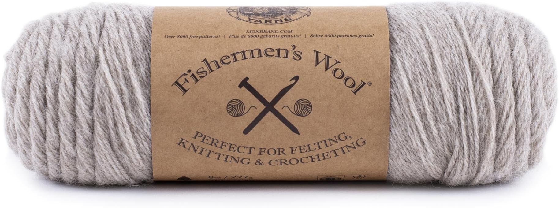 150-123E Fishermen's Wool Yarn, Oatmeal