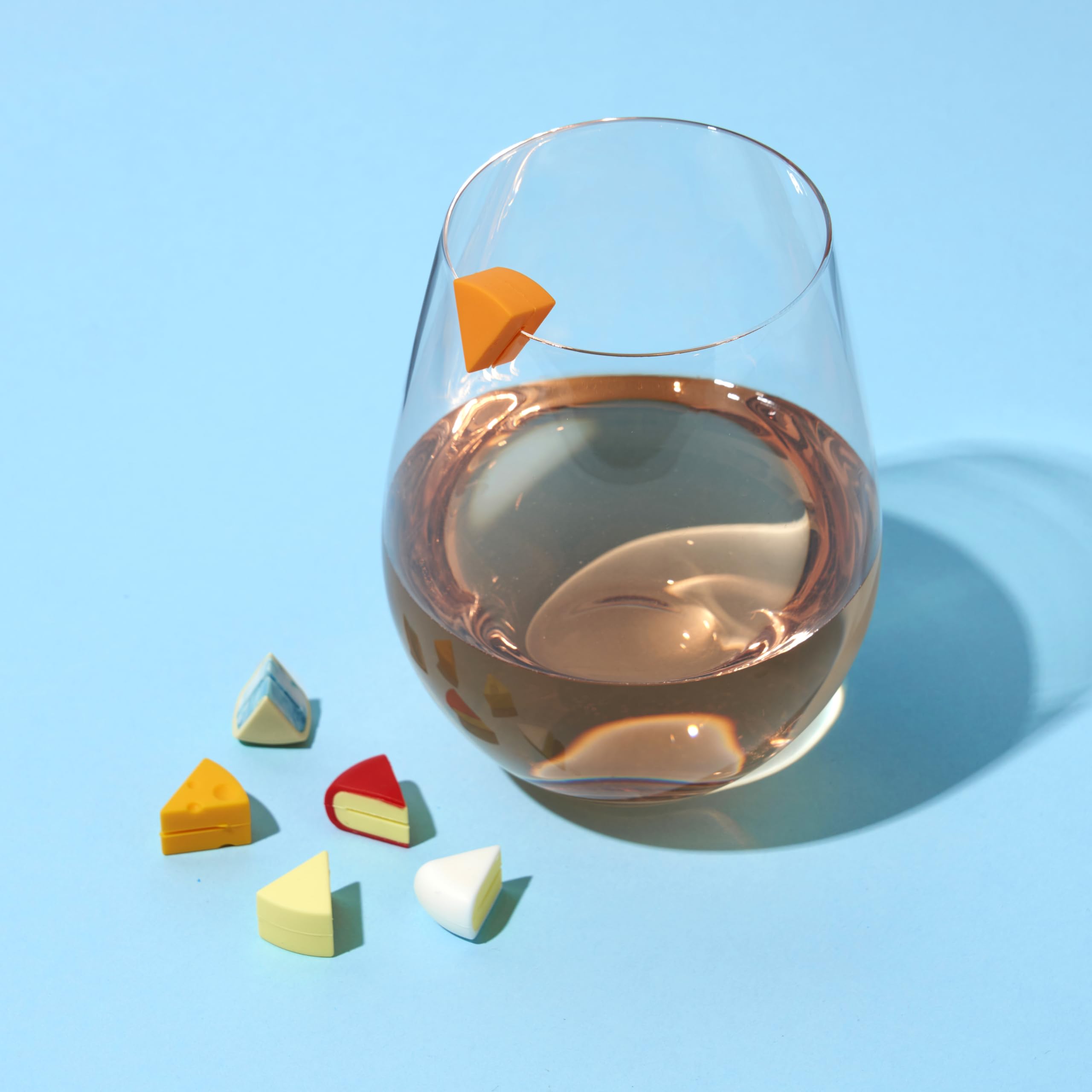 True Zoo - Wine Glass Markers, Fun Cocktail Drink Accessories, Silicone Drink Markers