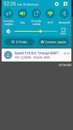 Speed test wifi and 4G