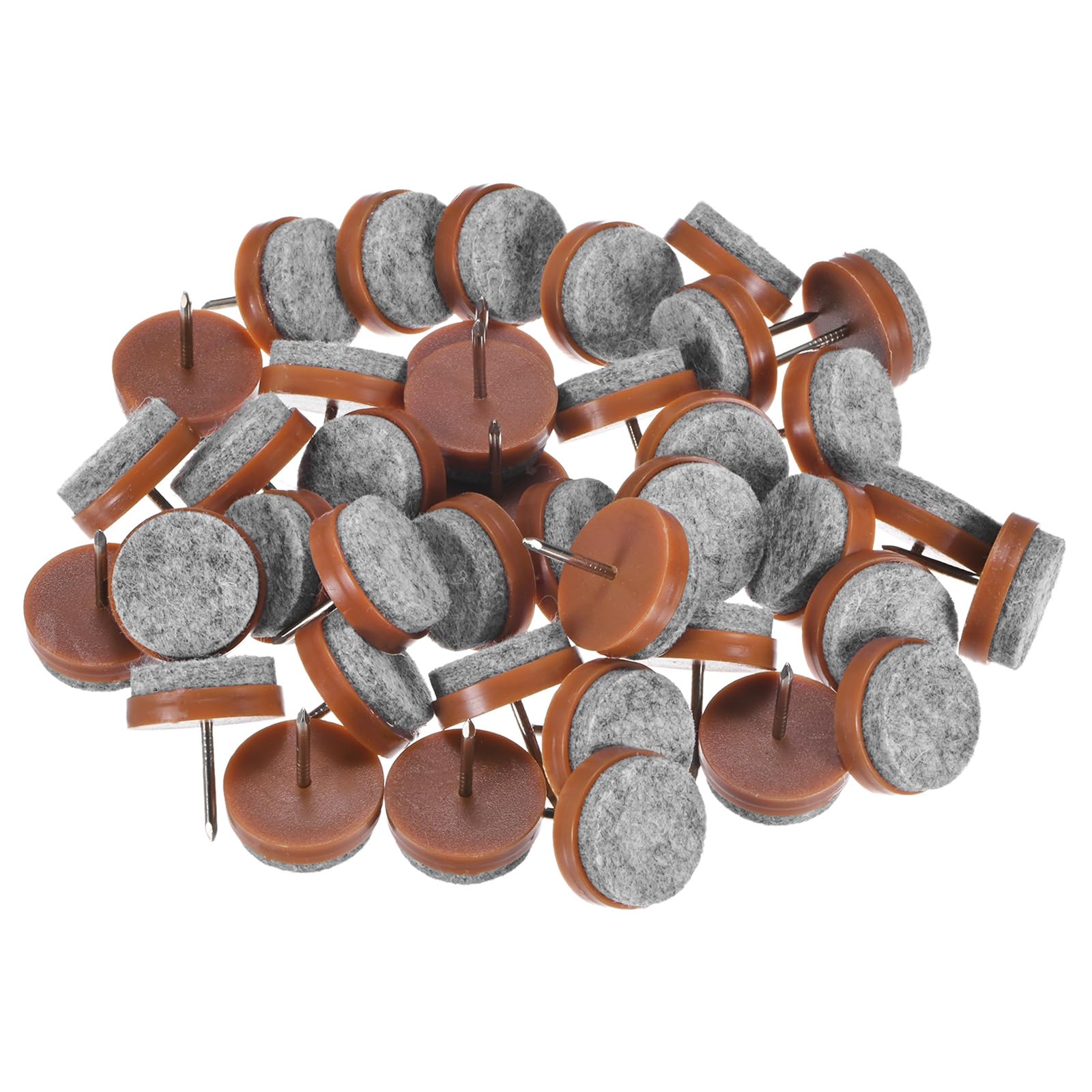 Almohadillas de fieltro grueso de 24 mm para proteger suelos de madera, 40 unidades