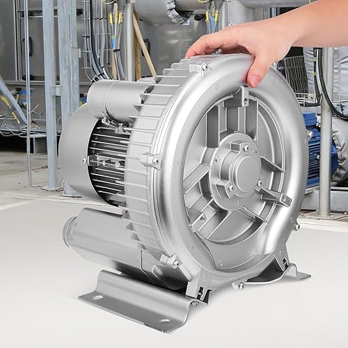Miniatura 4 de Pump Agricultural Blower Aquarium Pump Aquarium Air Sewage Blower Aquaculture Pond Large Airflow Fabric Drying Silver
