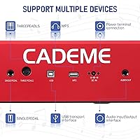 Vista 5 de C-811D - Piano digital con peso de 88 teclas, piano para principiantes, teclado eléctrico de tamaño completo con soporte, adaptador de corriente