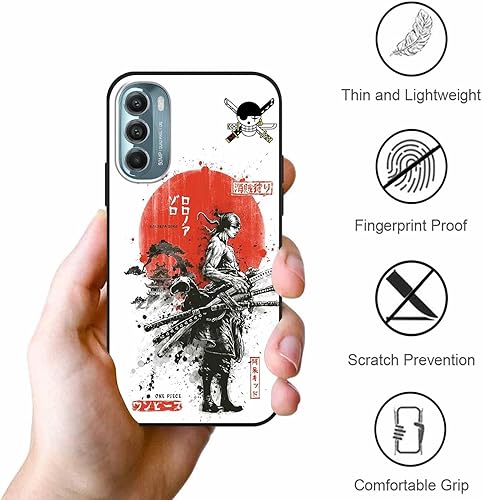 Miniatura 5 de Paquete de 2 fundas geniales para Motorola Moto G Stylus 2022 (5G), de silicona de 6.8 pulgadas, personajes de dibujos animados de anime japonés