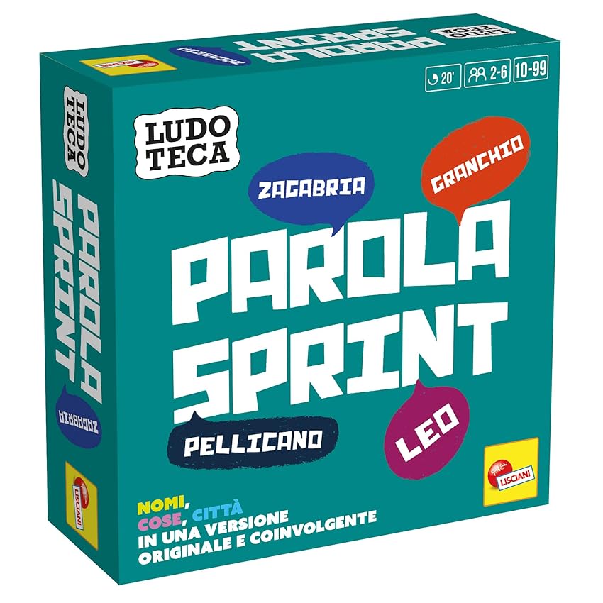 Lisciani Giochi - Ludoteca Pocket Parola sprint, 111282