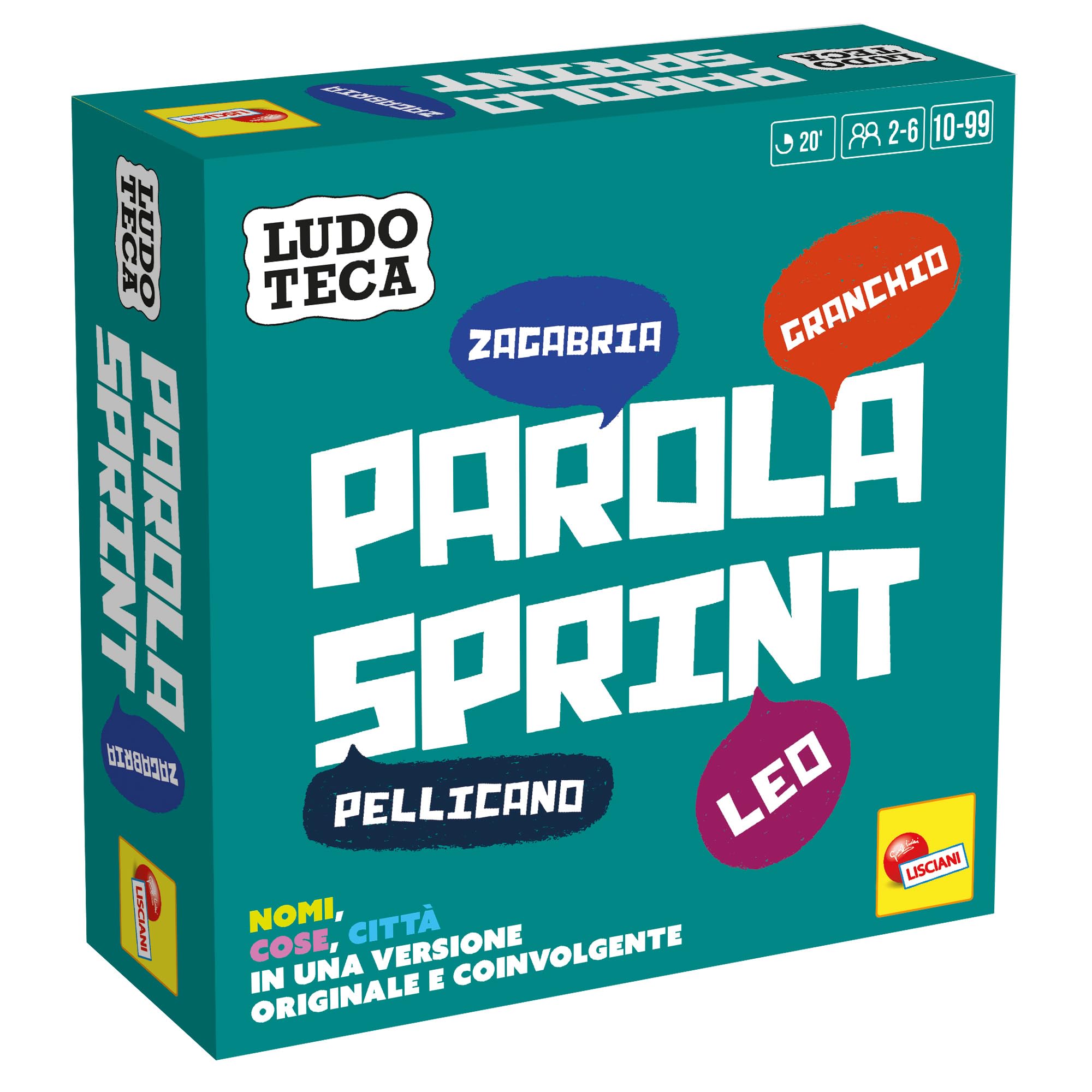 Lisciani Giochi - Ludoteca Pocket Parola sprint, 111282