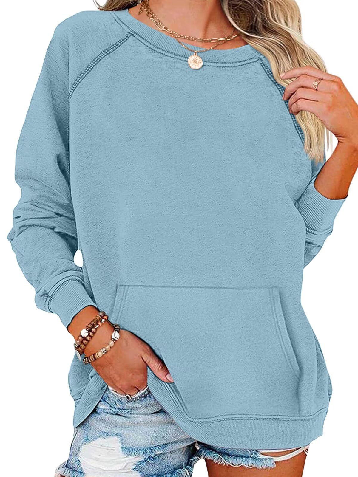 EADINVE Crew Neck Sweatshirt