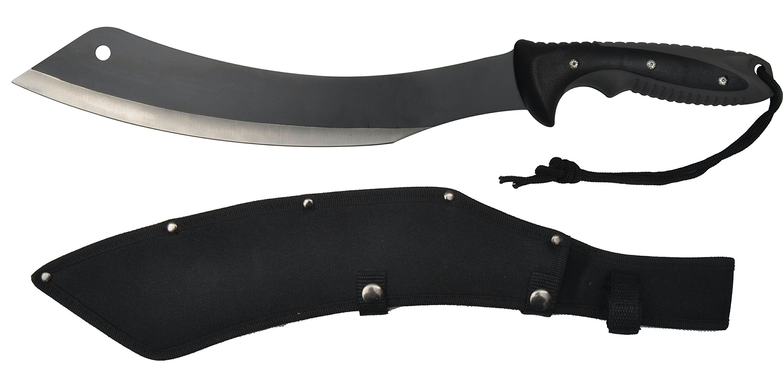 Buy Rubber Handle Grip 20.5" Full Tang Martial Arts Ninja Zombie Slayer