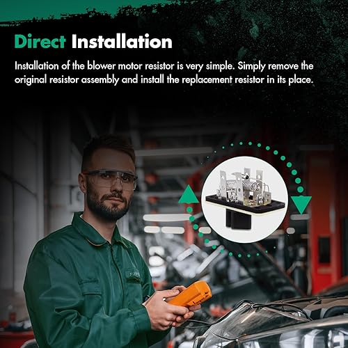Miniatura 310 de SCITOO Resistencia de motor de ventilador HVAC para 2008-2013 para Chrysler 300/2008-2016 para Town & Country/2008-2010 para Dodge Charger/2008-2018