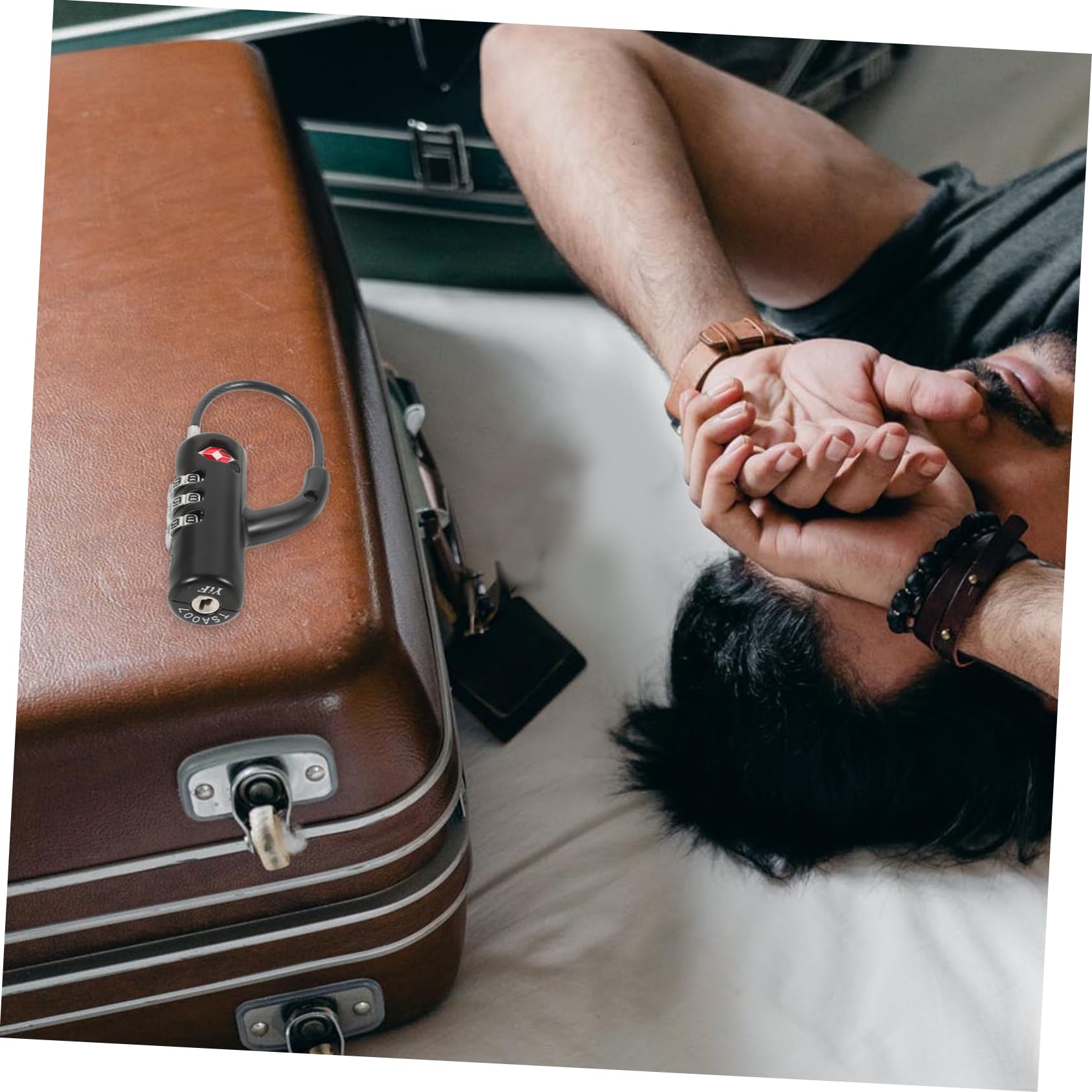 GLEAVI 5piezas Cerradura De Combinación Para Equipaje Tsa Candado De Seguridad Para Maletas y Mochilas Diseño Compacto y Portátil Para Viajes y Gimnasios