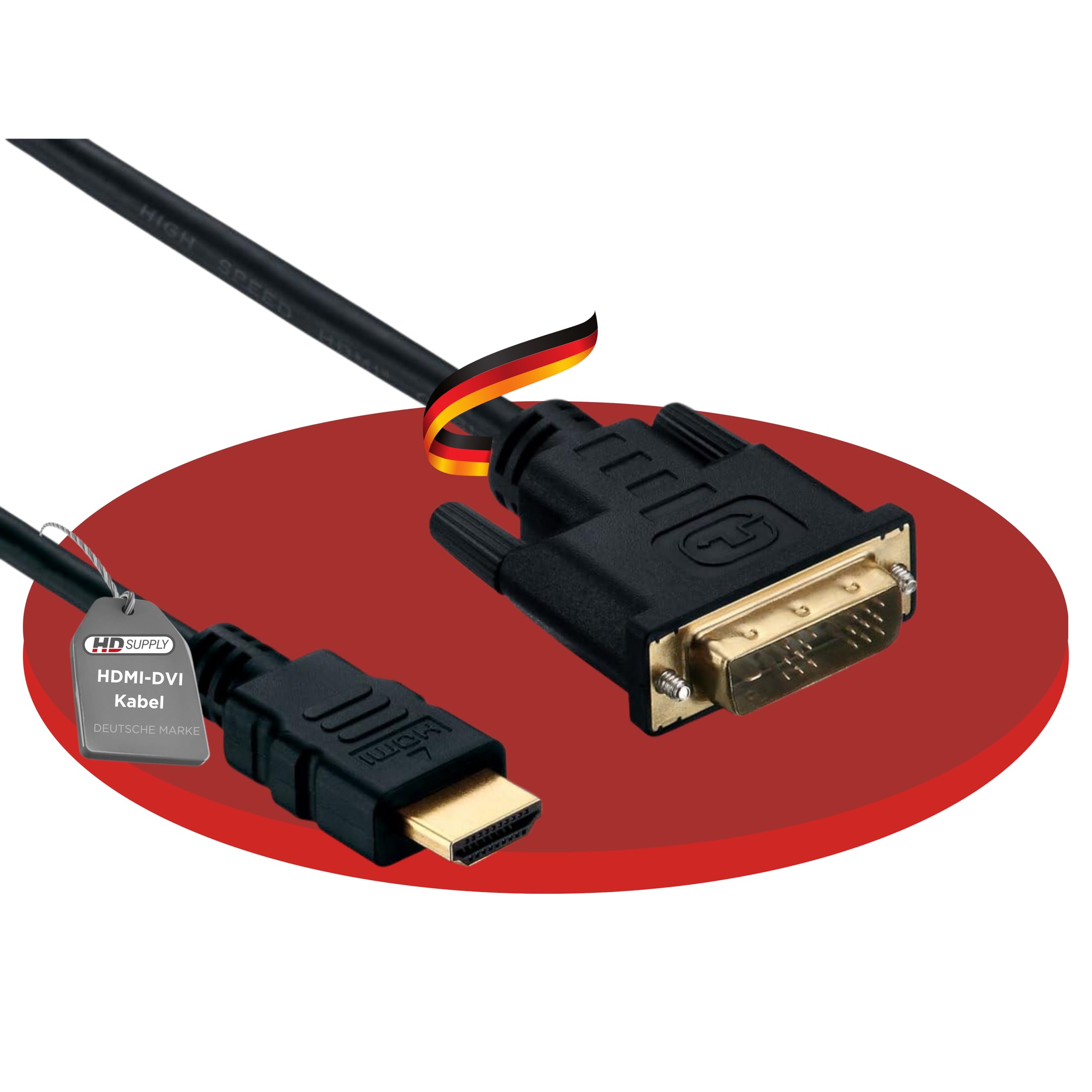 Cavo HDMI/DVI 1.5m &ndash; Alta Definizione, 1080p, HDR, 10.2 Gbps
