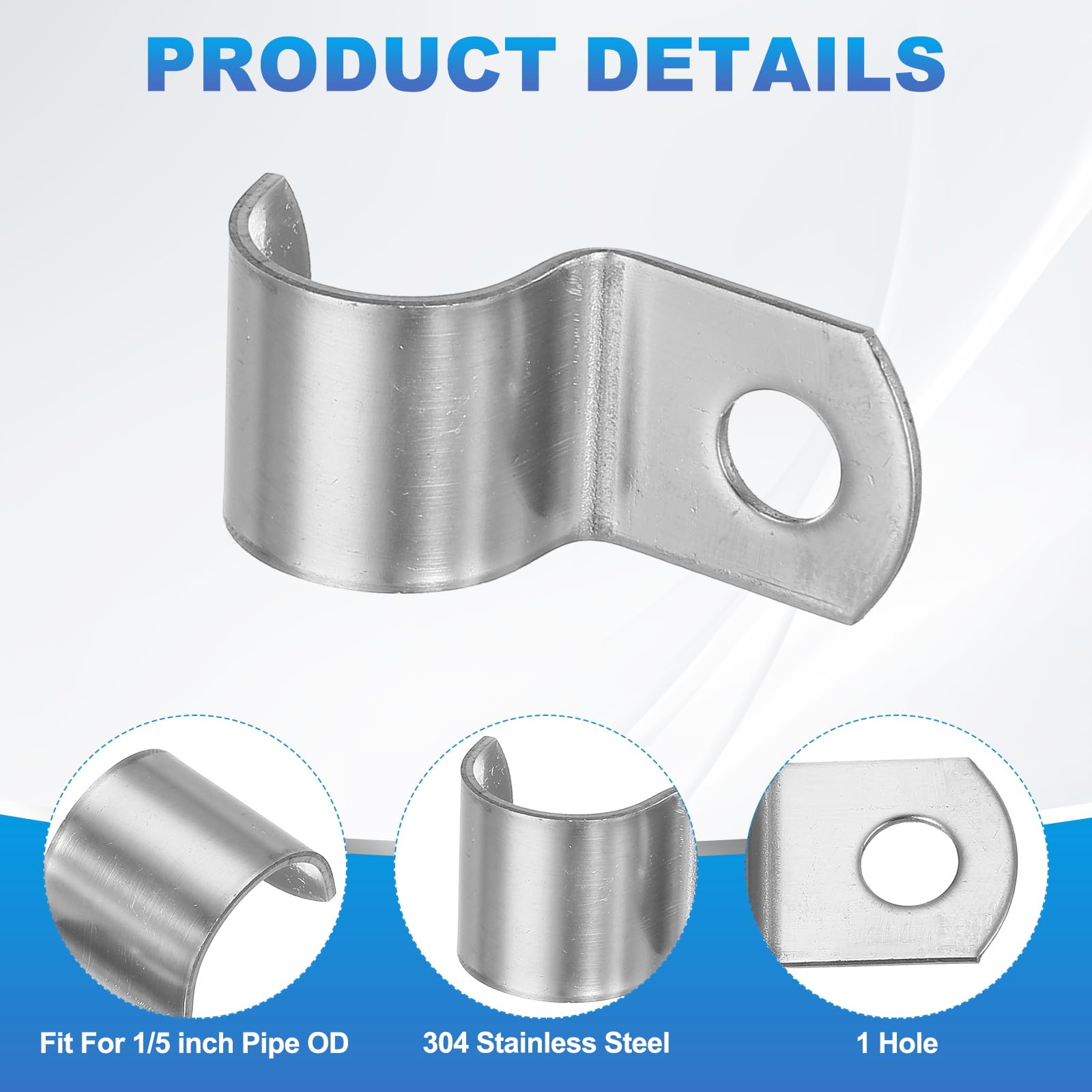 PATIKIL 16mm Rigid Pipe Strap - Image 3