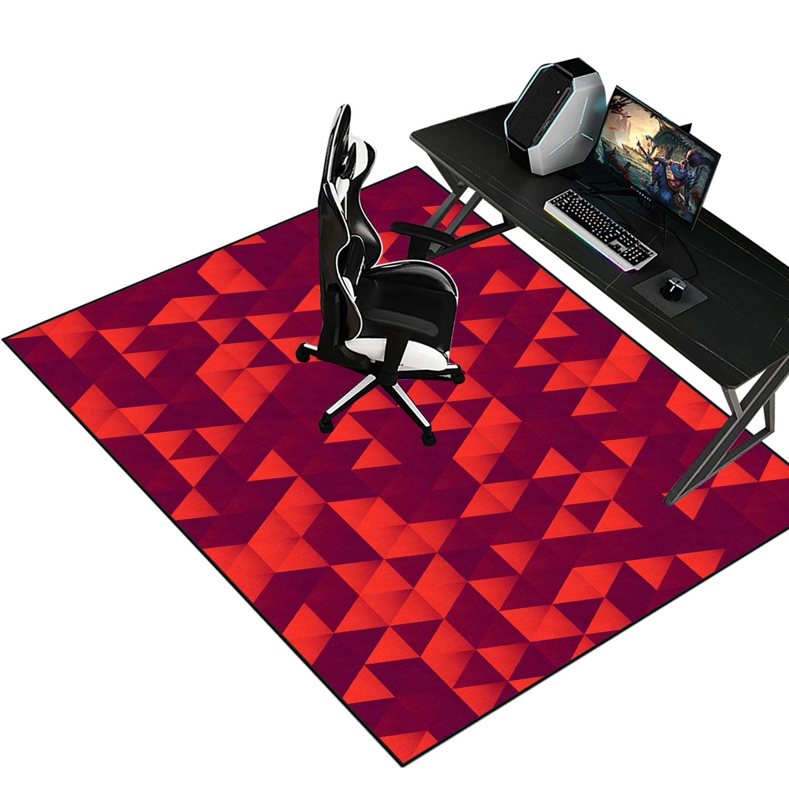 Floor Protector for Rolling Chair floor mats Office Chair Mat for Carpet Floor Non-slip Carpet Chair Mats 160 x 230 cm Heavy Duty Computer Chair Mat Desk Chair Mat for Hardwood Floors Tile Laminate โ image 1