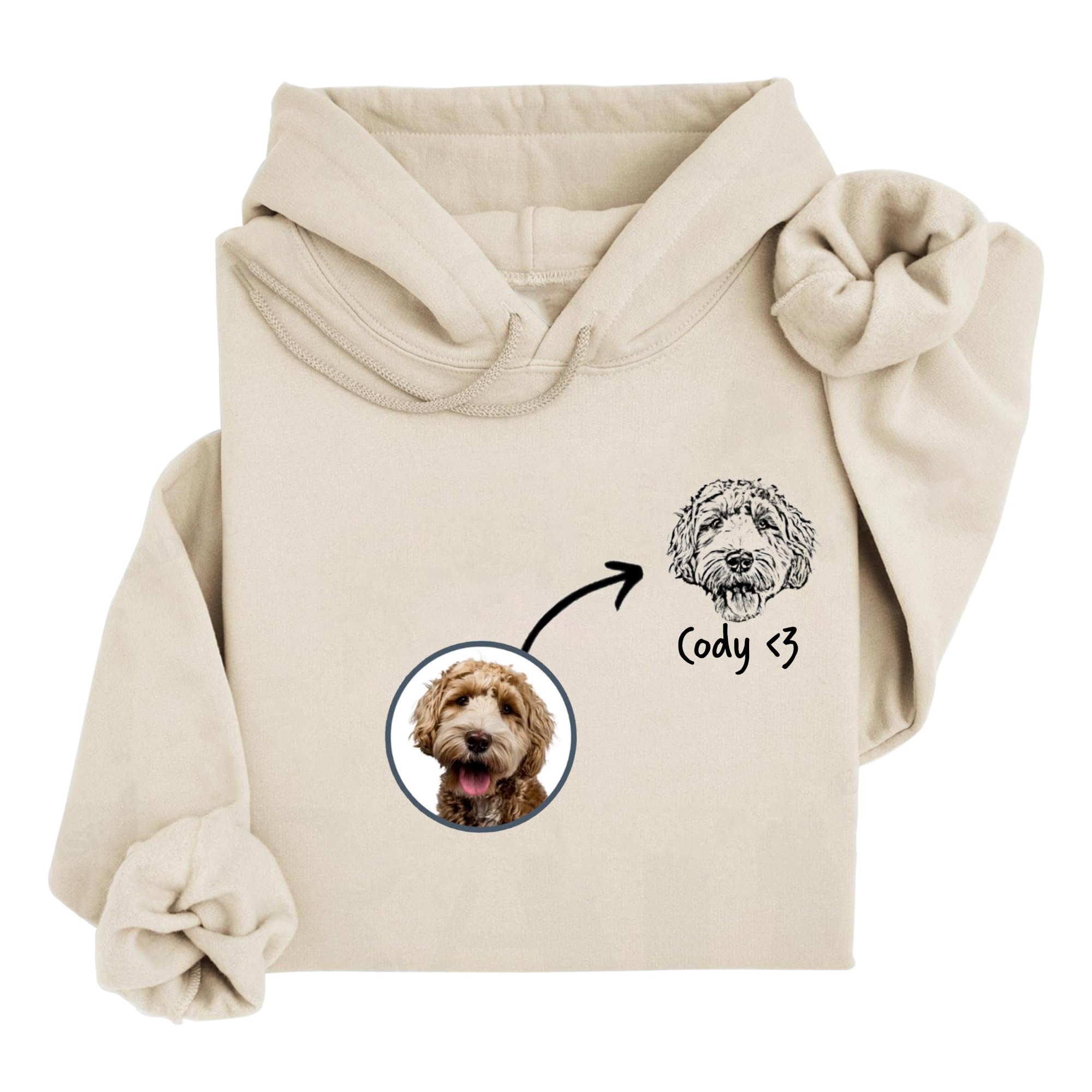 Custom Dog Face Sweatshirt Hoodie T-Shirt Custom Pet Name Personalized Pet Photo Dog Lovers Gifts Christmas