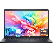 Dell Inspiron 15 15.6" FHD Touchscreen Laptop, AMD Ryzen 5 7530U Processor 6-Core, up to 4.5GHz, 16GB RAM, 1TB SSD, AMD Radeon Graphics, Lightweight & Portable for Home, Student & Business, Win11