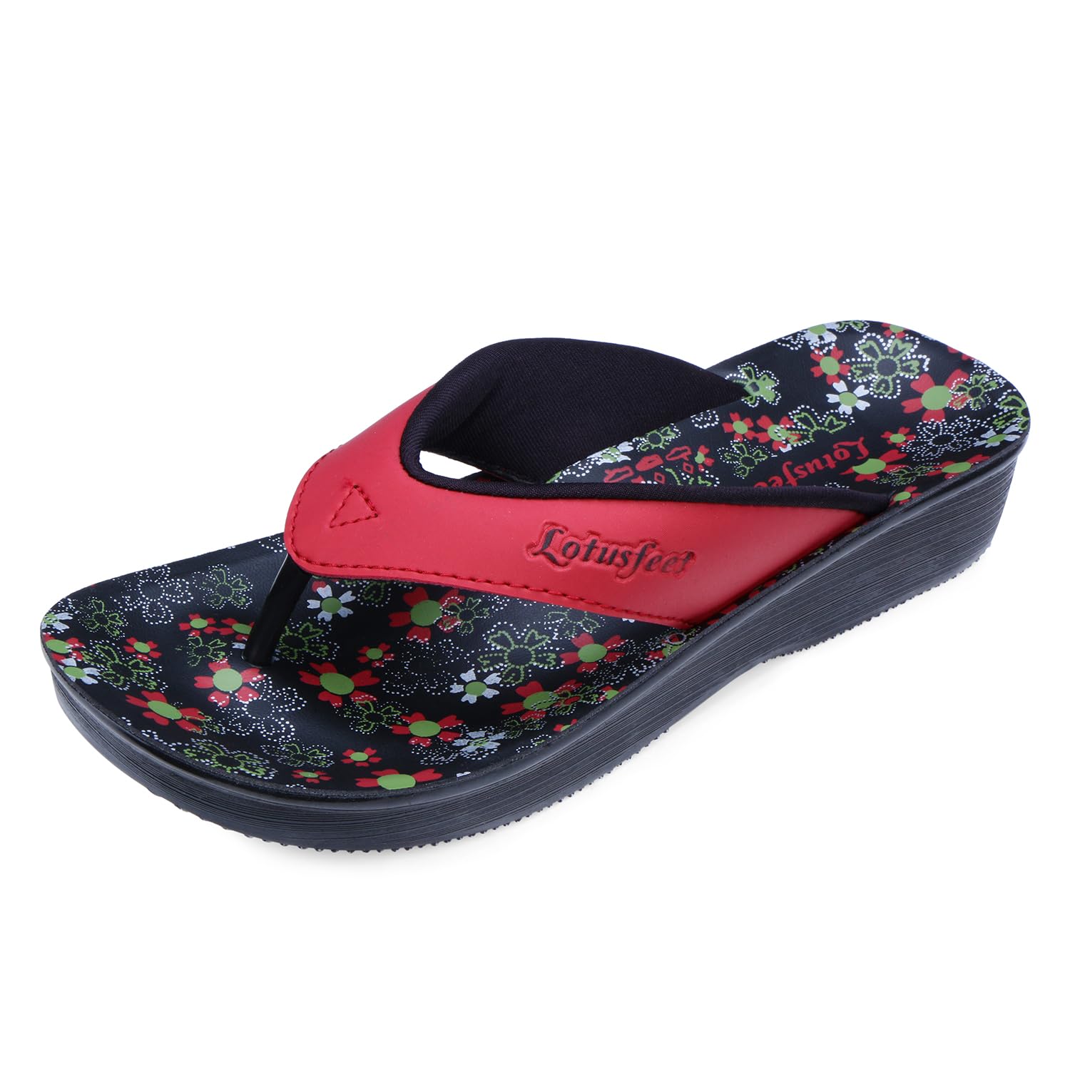 Lotusfeet Sandal for women Soft cushion insole PU flip flop for girls Aero flats durable slipper lightweight Soft longlasting sliders ladies chappals daily casual wear Red 39 Euro (B0CVTPYSFS) Amazon Price History, Amazon Price Tracker