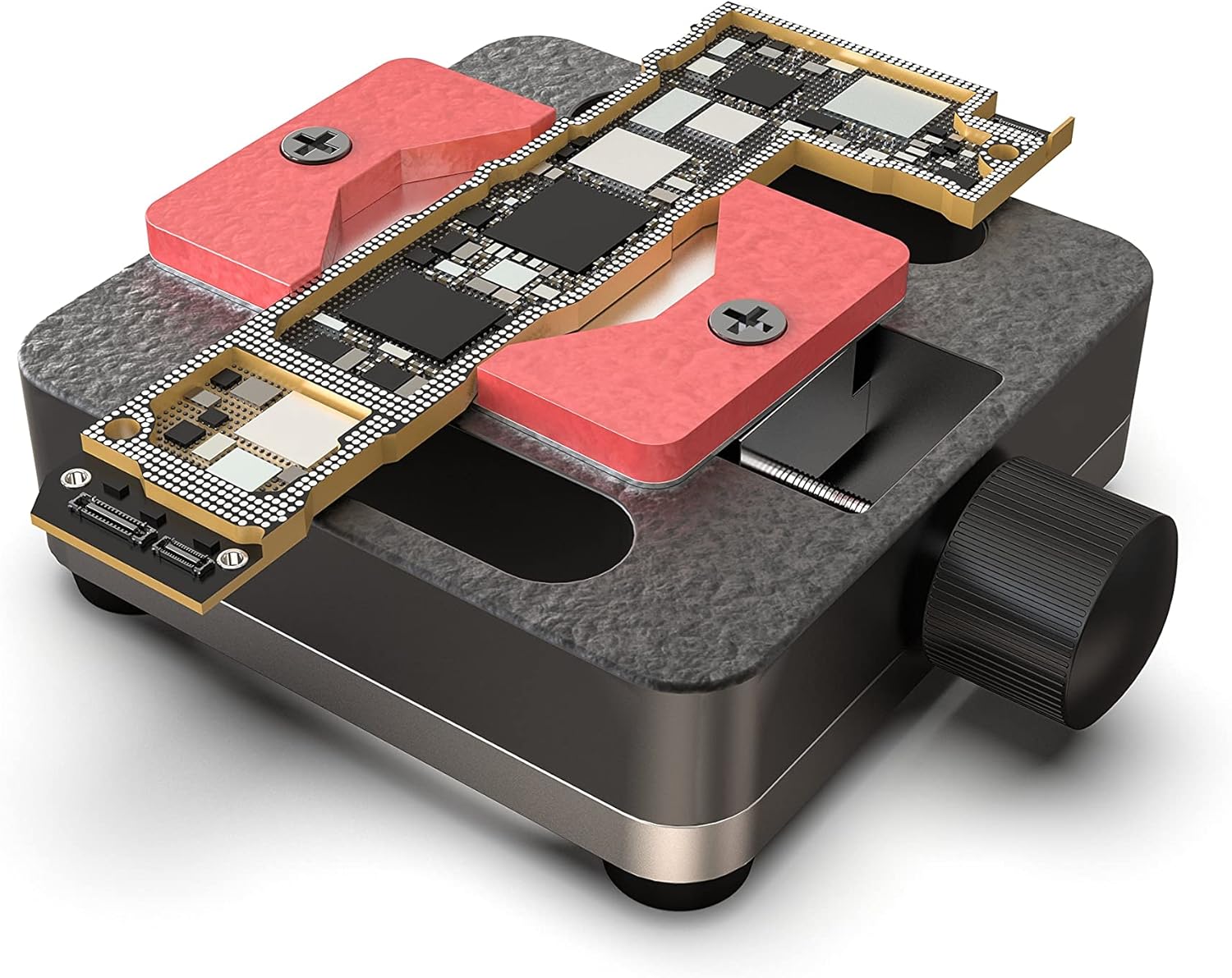 2UUL Mini Fixture Motherboard IC Chip Jig Board Holder for iPhone Android Phone Repair Fix Miniaturization Tin Planting Table