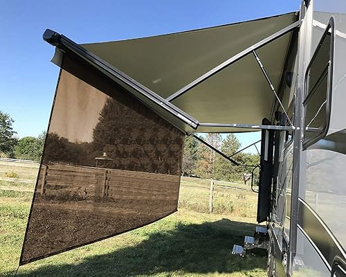 Miniatura 237 de Tentproinc Pantalla parasol para toldo, 8 pies x 13 pies 3 pulgadas (apta para toldo de 14 pies), protector solar de malla para autocaravana, cámper