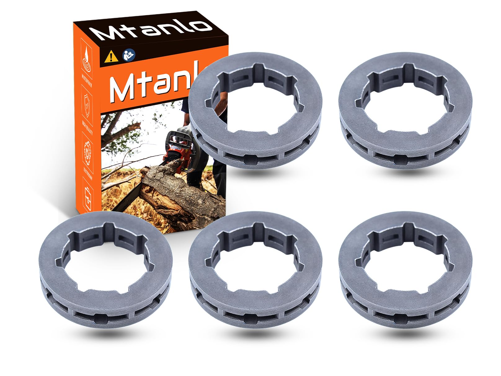 Amazon.com: Mtanlo Rim Sprocket 3/8 7T For Stihl MS660 066 MS650