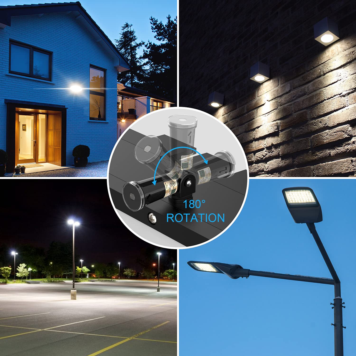 Photocell Sensor Switch Outdoor Conduit Lighting Control with Swivel Mount (2Pack) UL Listed