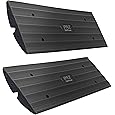 VEVOR Rubber Driveway Ramps 3 Pack, Heavy Duty 33069lbs Load Capacity Curb Ramp, 2.6 inch High Car Ramps for Loading Dock Garage Sidewalk, L.O.A. 12FT
