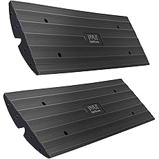 VEVOR Rubber Driveway Ramps 3 Pack, Heavy Duty 33069lbs Load Capacity Curb Ramp, 2.6 inch High Car Ramps for Loading Dock Garage Sidewalk, L.O.A. 12FT