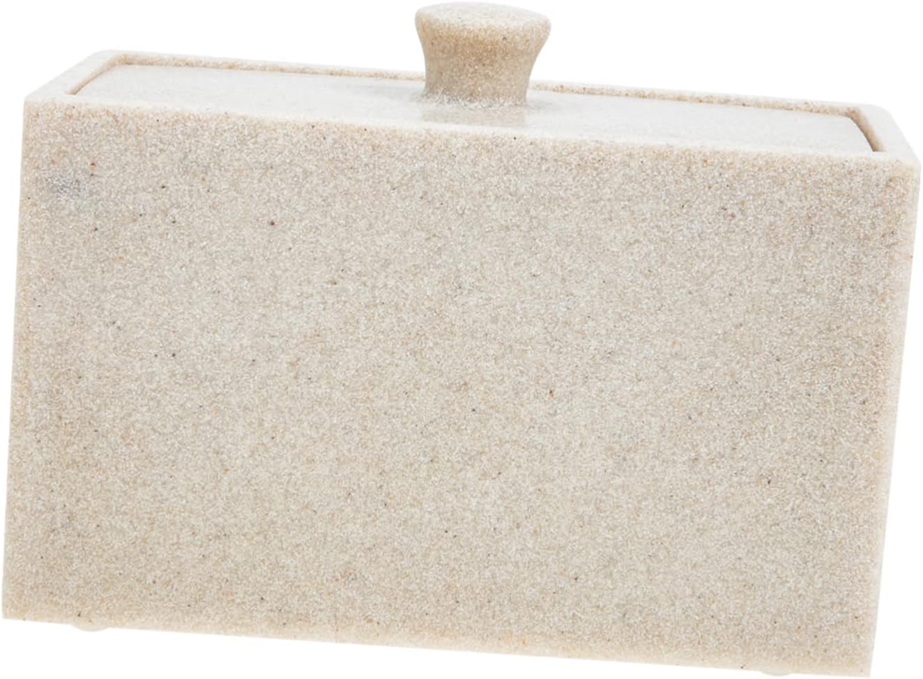 Cotton Pad Swab Storage Case 2-compartments Organizer Box Protective Lid