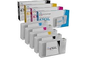 LD Products Remanufactured Ink Cartridge Replacement for Epson 676XL