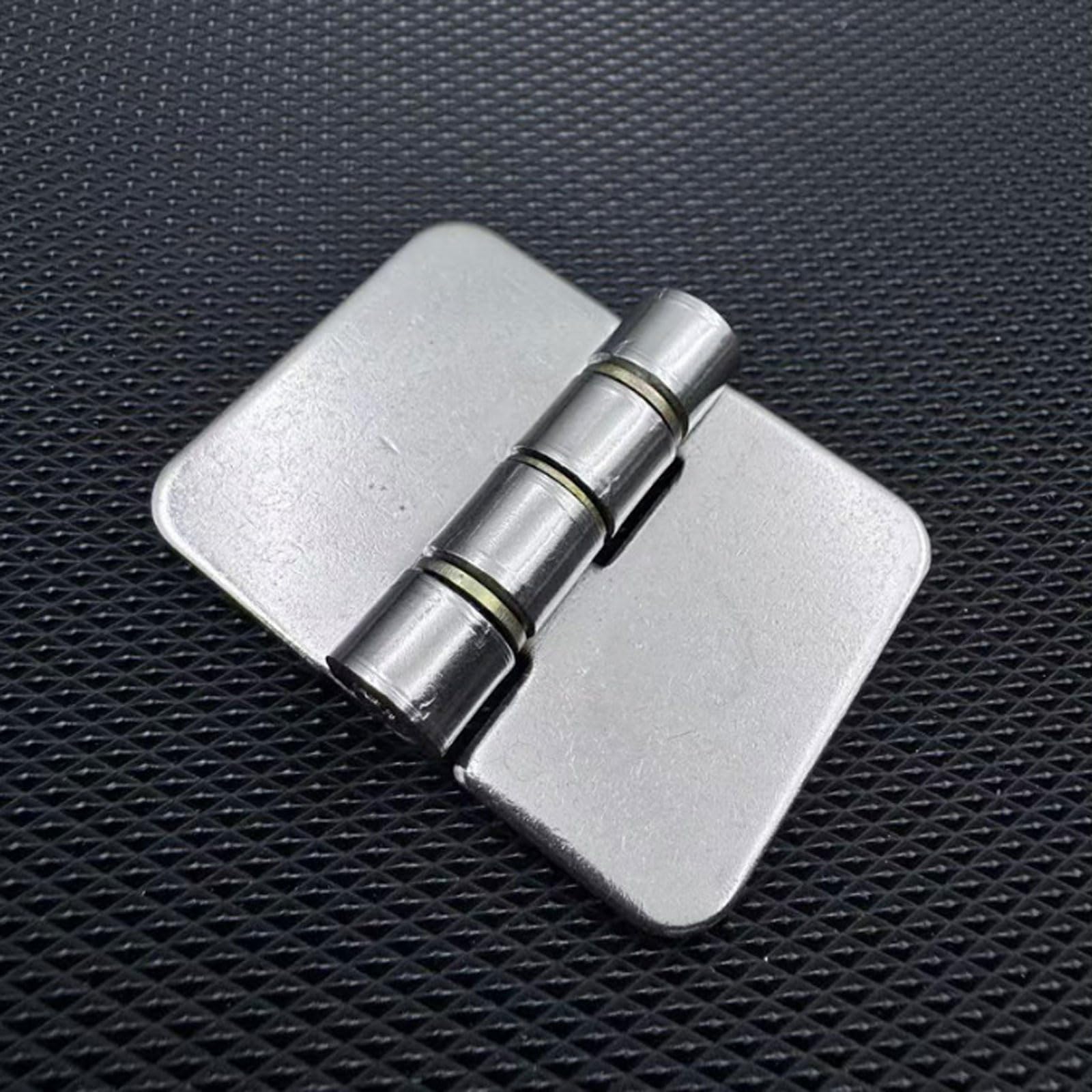 Bisagra sin costura de acero inoxidable 304 engrosada for caja gabinete eléctrico, hardware equipo industrial, 6 piezas(40 * 60 * 2mm)